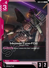 Messer Type-F02 - GD03-043 - COMMON - Steel Requiem
