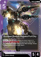 Gundam Gusion Rebake Full City - GD03-053 - RARE - Steel Requiem