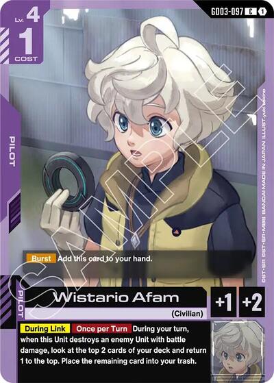 Wistario Afam - GD03-097 - COMMON - Steel Requiem