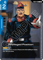 Privileged Position - GD03-102 - COMMON - Steel Requiem