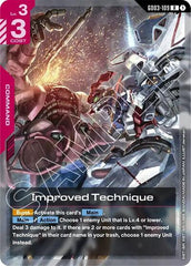 Improved Technique - GD03-109 - RARE - Steel Requiem