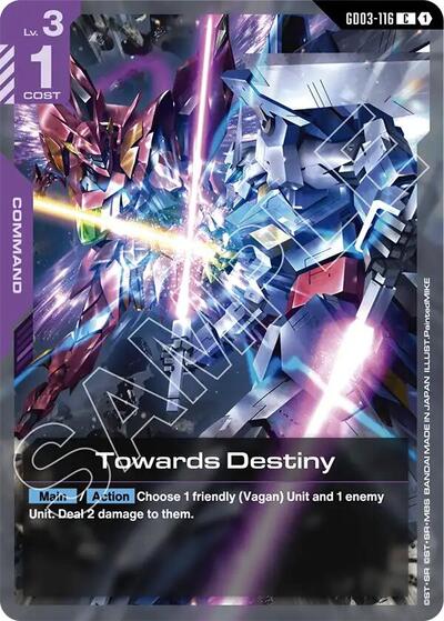 Towards Destiny - GD03-116 - COMMON - Steel Requiem
