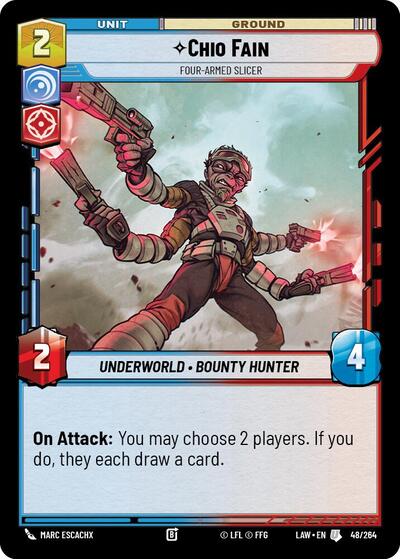 Chio Fain - Four-Armed Slicer - 48/264 - Uncommon - A Lawless Time