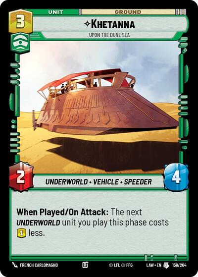 Khetanna - Upon the Dune Sea - 158/264 - Uncommon - A Lawless Time