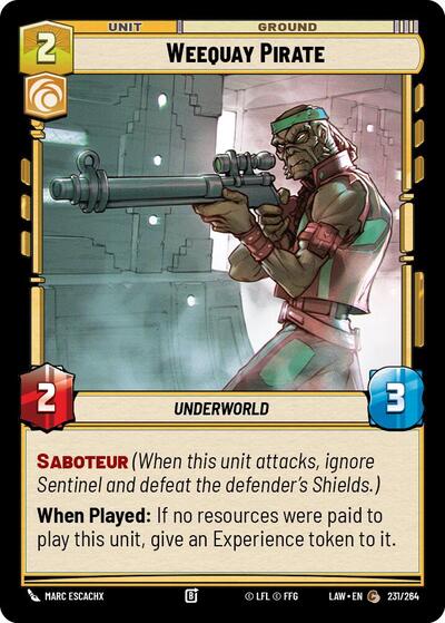 Weequay Pirate - 231/264 - Common - A Lawless Time