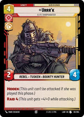 Urrr'k - Elite Sharpshooter - 82/264 - Uncommon - A Lawless Time