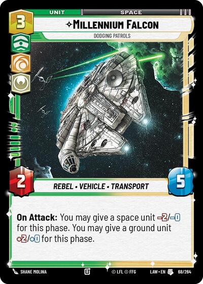Millennium Falcon - Dodging Patrols - 68/264 - Uncommon - A Lawless Time