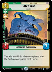 Max Rebo - Encore! - 72/264 - Legendary - A Lawless Time