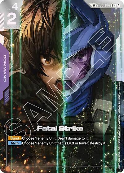 Fatal Strike (SP) (C+) - ST05-014 - Full Art Common - Steel Requiem