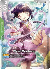 First Contact (SP) (U+) - GD01-107 - Full Art Uncommon - Steel Requiem