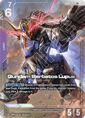 Gundam Barbatos Lupus (LR+) - GD03-050 - Full Art Legendary Rare - Steel Requiem