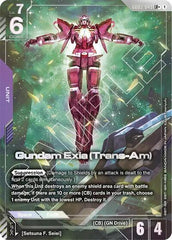 Gundam Exia (Trans-Am) (LR+) - GD03-049 - Full Art Legendary Rare - Steel Requiem