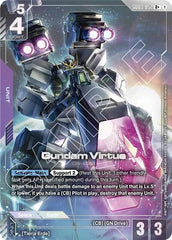 Gundam Virtue (R+) - GD03-052 - Full Art Rare - Steel Requiem