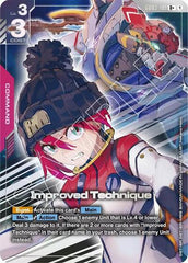 Improved Technique (R+) - GD03-109 - Full Art Rare - Steel Requiem