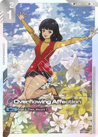 Overflowing Affection (SP) (U+) - GD01-118 - Full Art Uncommon - Steel Requiem