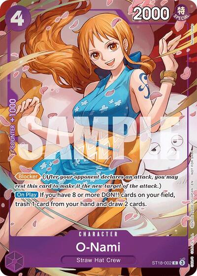 O-Nami - ST18-002 (Dash Pack) - ST18-002 - Common - Heroines Edition