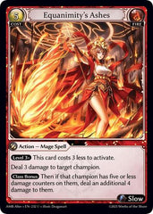 Equanimity's Ashes - 232 - Uncommon - Mortal Ambition Alter Edition