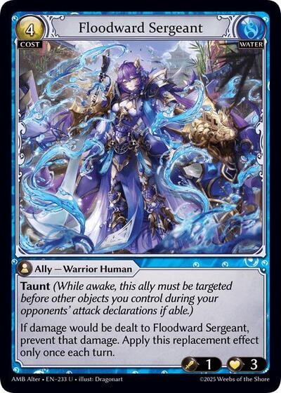 Floodward Sergeant - 233 - Uncommon - Mortal Ambition Alter Edition