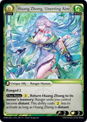 Huang Zhong, Unerring Aim - 239 - Super Rare - Mortal Ambition Alter Edition