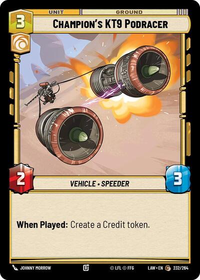 Champion's KT-9 Podracer - 232/264 - Common - A Lawless Time