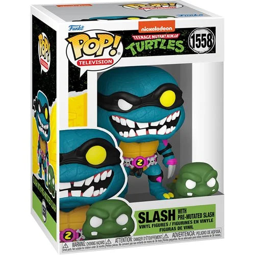 Teenage Mutant Ninja Turtles Slash with Pre-Mutated Slash Funko Pop! Vinyl Figure #1558 and Buddy