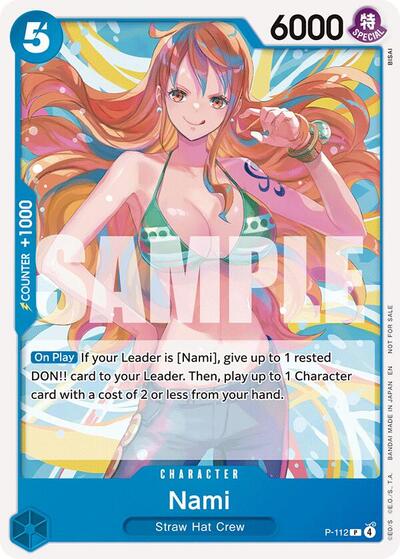 Nami (Heroines Battle Pack) - P-112 - Promo - One Piece Promotion Cards