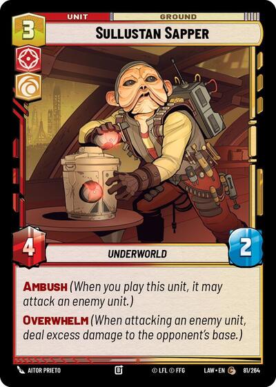 Sullustan Sapper - 81/264 - Common - A Lawless Time