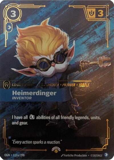 Heimerdinger, Inventor - 111a/298 - Promo - Riftbound Promotional Cards