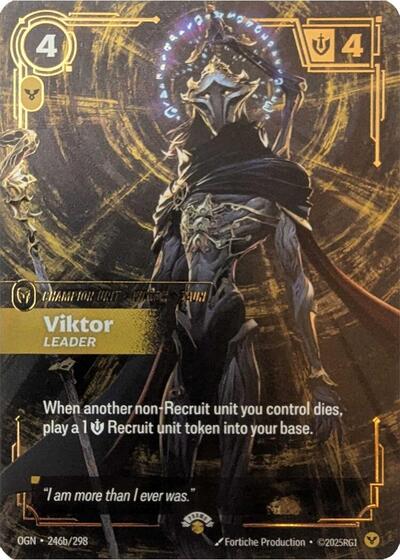 Viktor, Leader - 246b/298 - Promo - Riftbound Promotional Cards