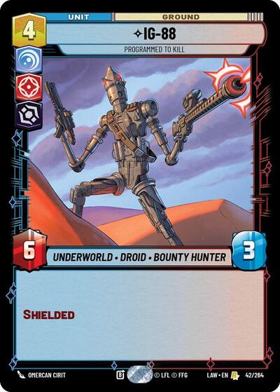 IG-88 - Programmed to Kill - 42/264 - Rare - A Lawless Time