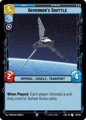 Governor's Shuttle - 99/264 - Uncommon - A Lawless Time