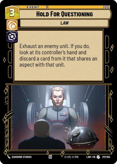 Hold for Questioning - 217/264 - Uncommon - A Lawless Time
