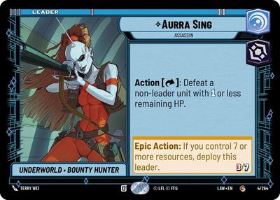 Aurra Sing - Assassin - 4/264 - Common - A Lawless Time
