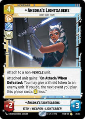 Ahsoka's Lightsabers - 35/84 - Rare - Twin Suns