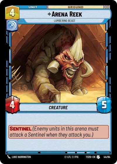 Arena Rek - Lumbering Beast - 44/84 - Rare - Twin Suns