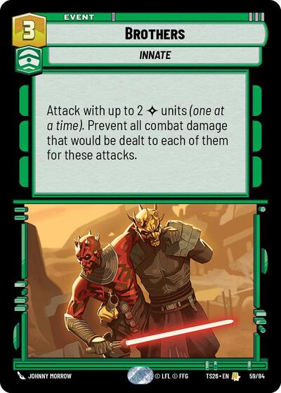 Brothers - 59/64 - Rare - Twin Suns