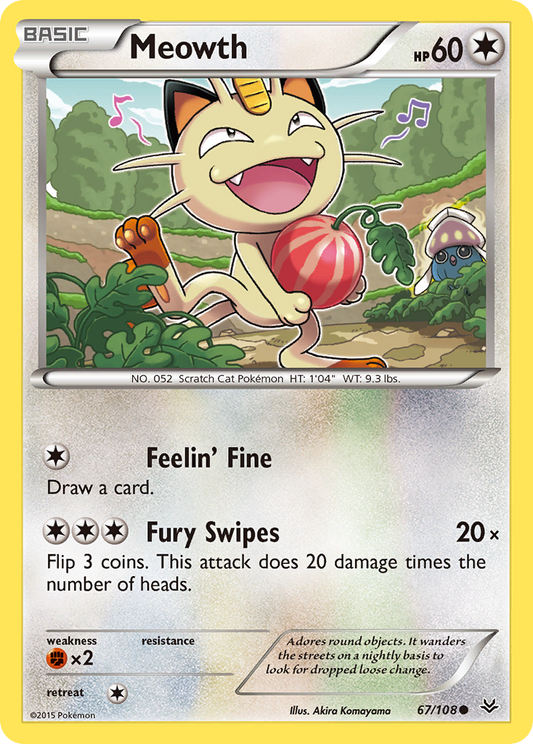 Meowth - 067/108 - Roaring Skies