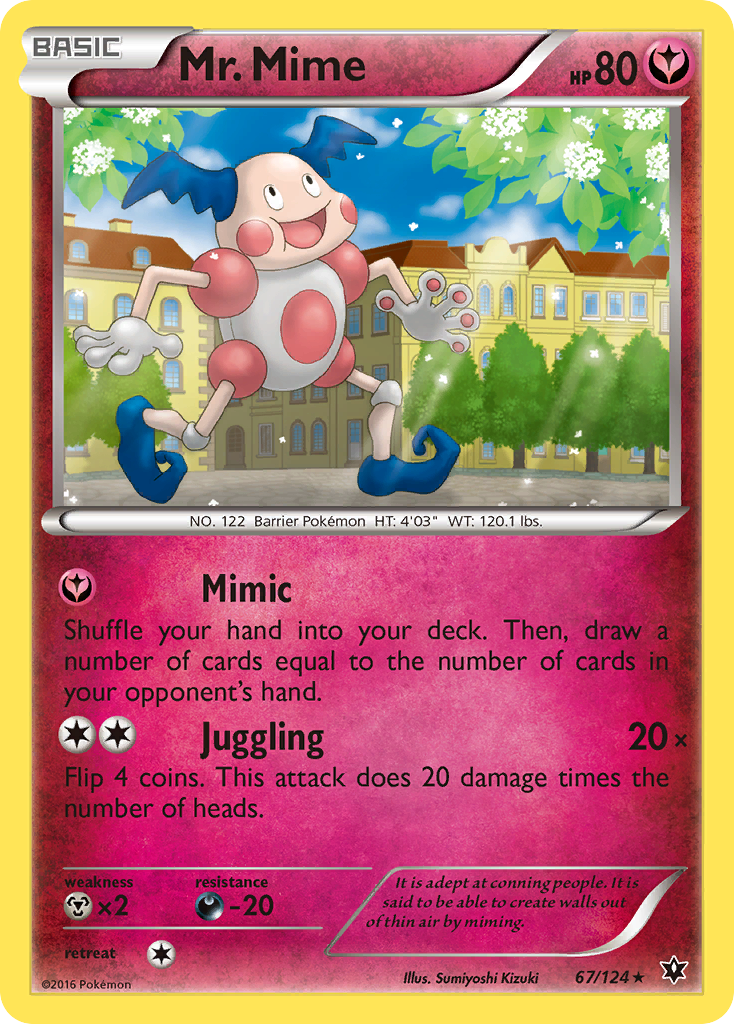 Mr. Mime - 067/124 - Fates Collide