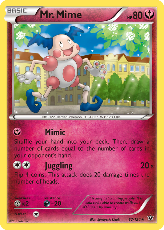 Mr. Mime - 067/124 - Fates Collide