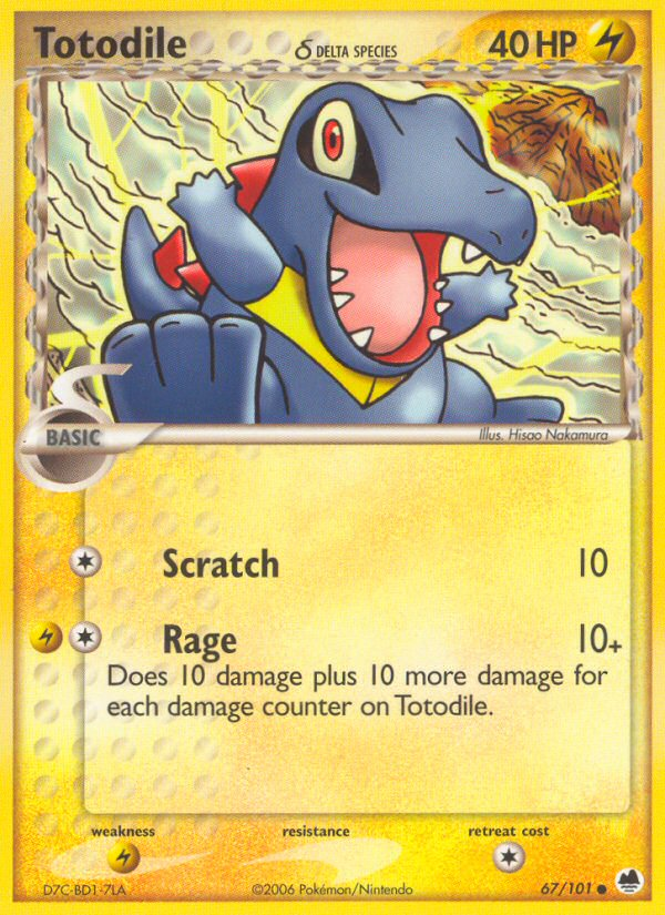 Totodile ? - 067/101 - Dragon Frontiers