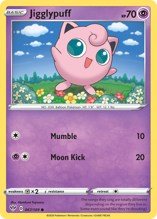 Jigglypuff - 067/189 - Darkness Ablaze