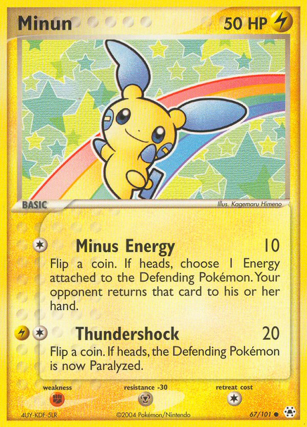 Minun - 067/101 - Hidden Legends