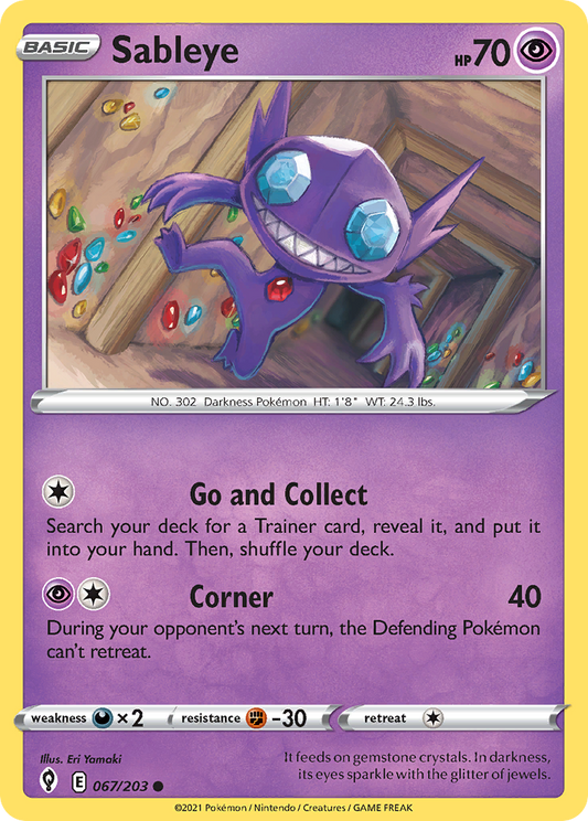 Sableye - 067/203 - Evolving Skies