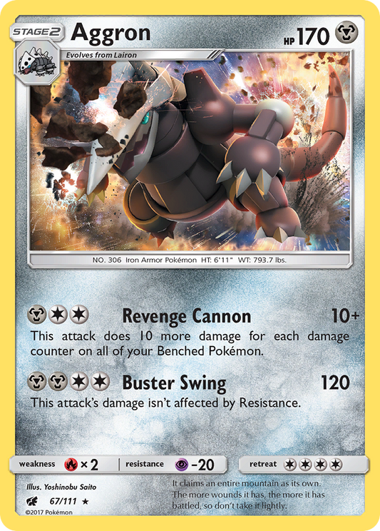 Aggron - 067/111 - Crimson Invasion