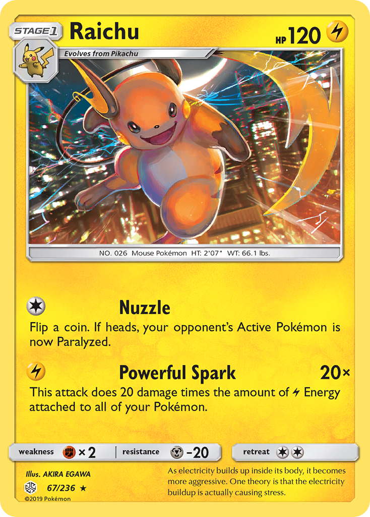 Raichu - 067/236 - Cosmic Eclipse