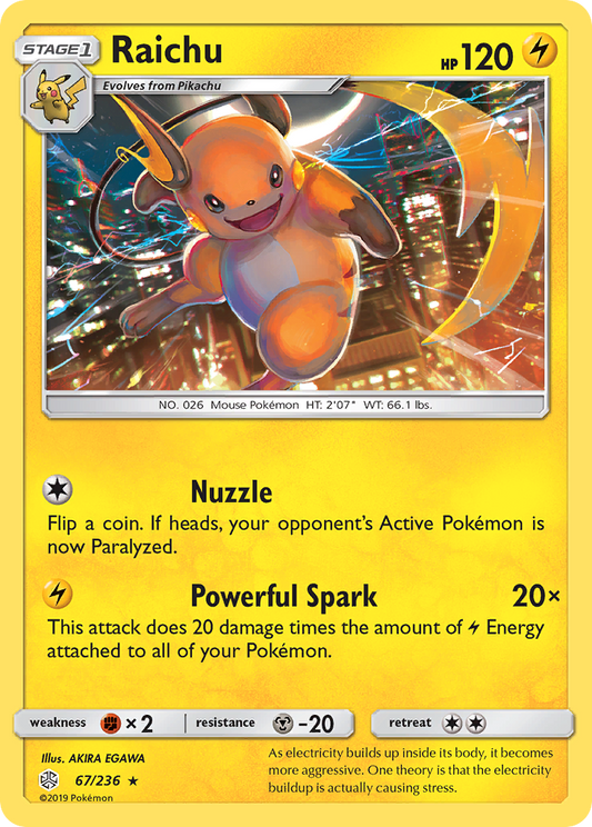 Raichu - 067/236 - Cosmic Eclipse