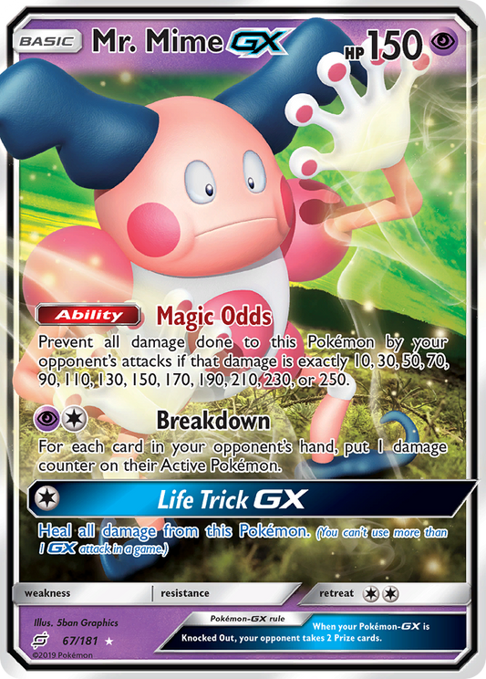 Mr. Mime-GX - 067/181 - Team Up