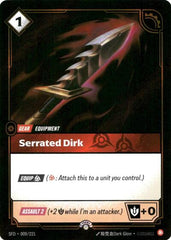 Serrated Dirk - 009/221 - Promo - Riftbound Organized Play Promotional Cards