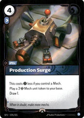 Production Surge - 076/221 - Promo - Riftbound Organized Play Promotional Cards