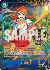 Nami - OP11-054 - Super Rare (Japanese Version 3rd Anniversary Set) - One Piece Promotion Cards